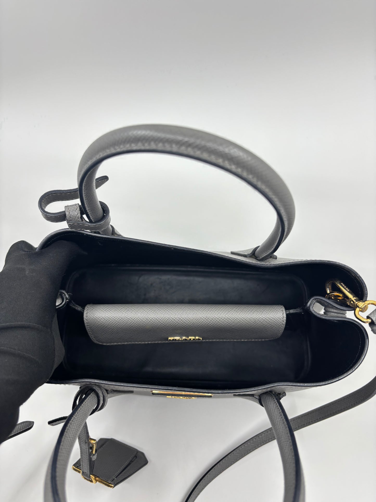 Minibolso Prada Double de Piel Saffiano