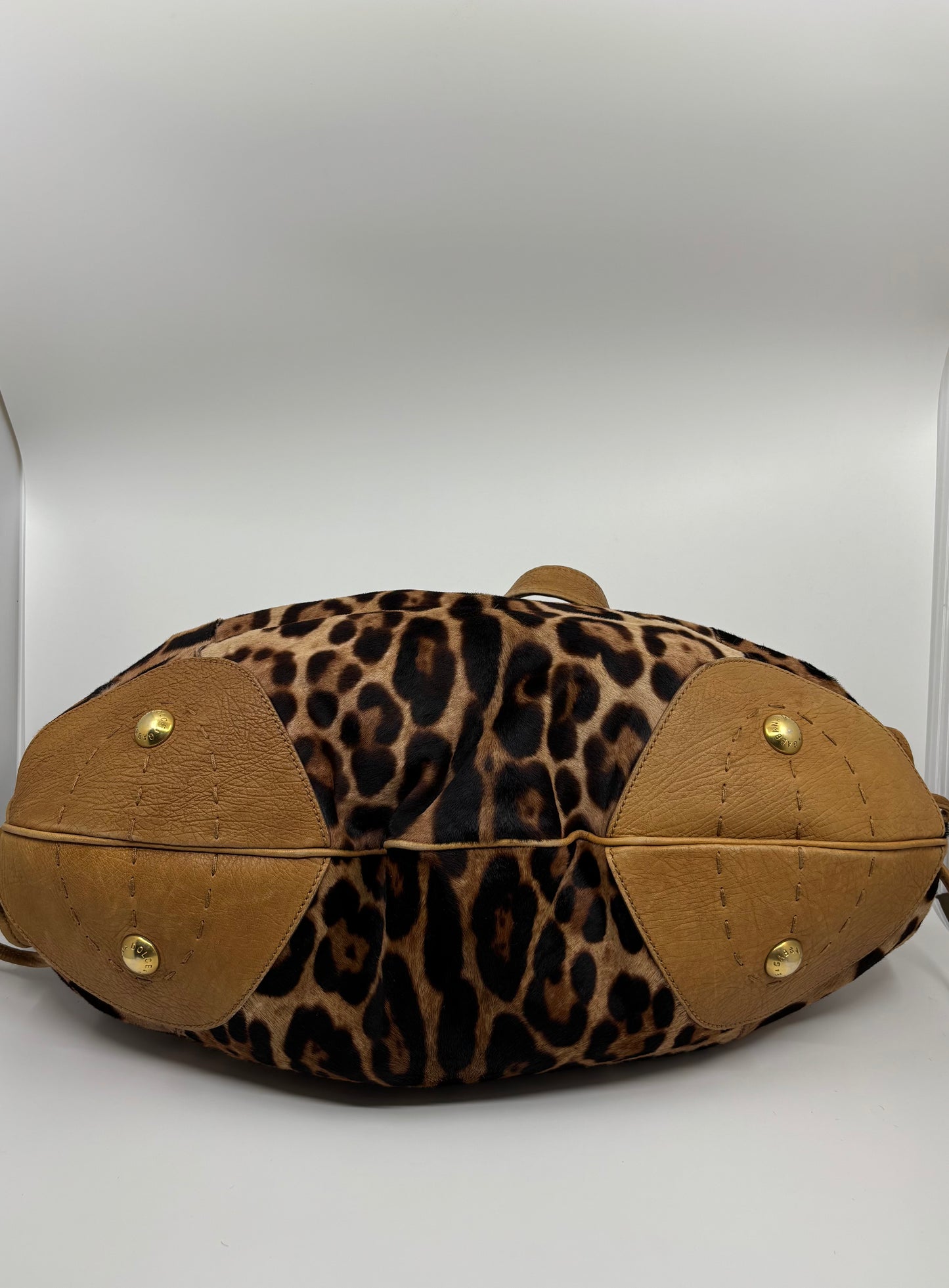 Bolso animal print&piel