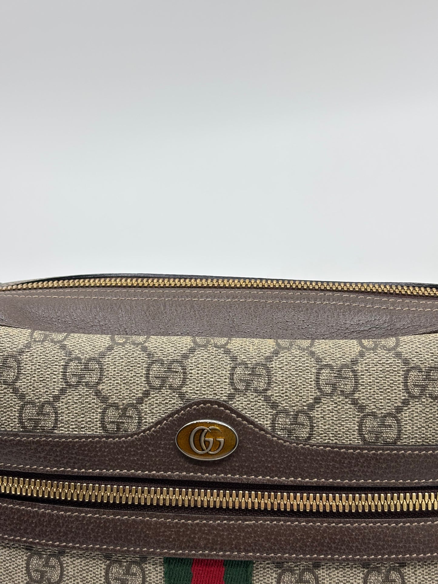 Bolso Gucci Vintage GG Supreme Ophidia Beige