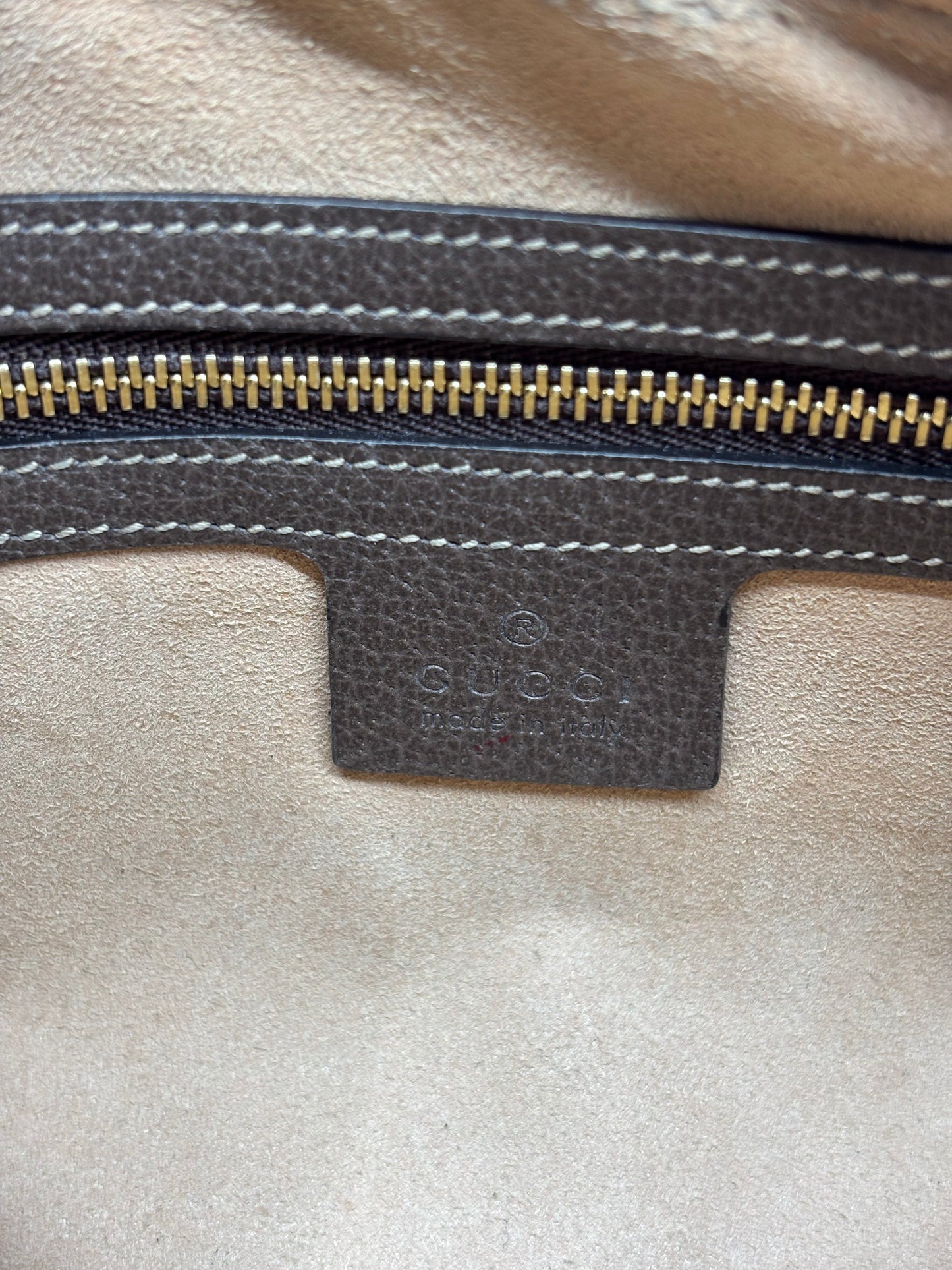 Bolso Gucci Vintage GG Supreme Ophidia Beige