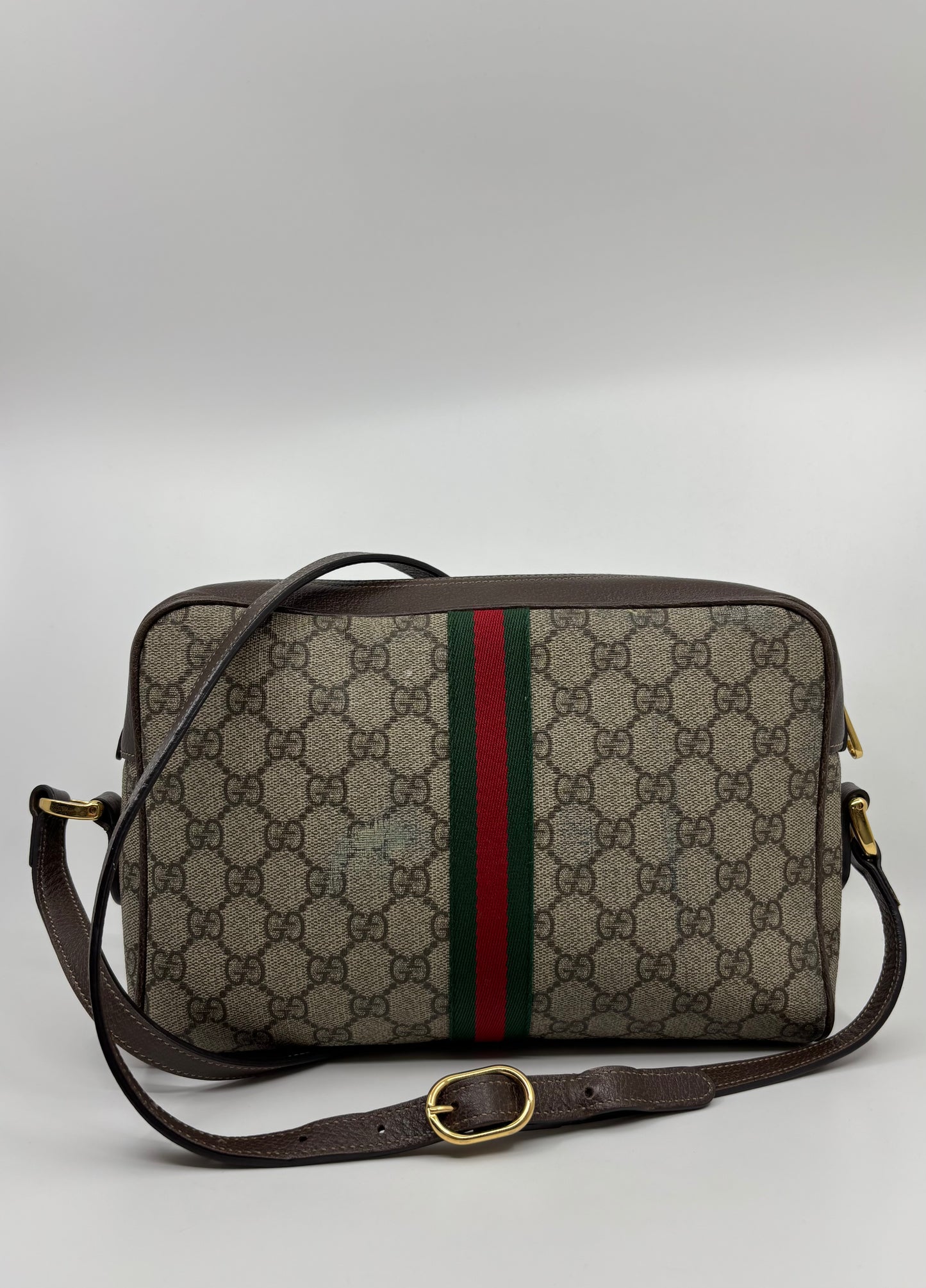 Bolso Gucci Vintage GG Supreme Ophidia Beige