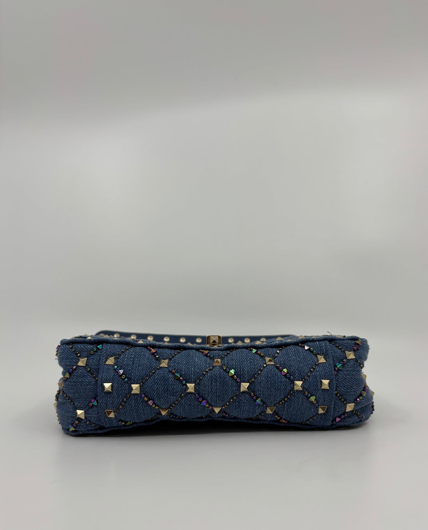 Bolso Valentino Garavani Rockstud Spike Small Denim