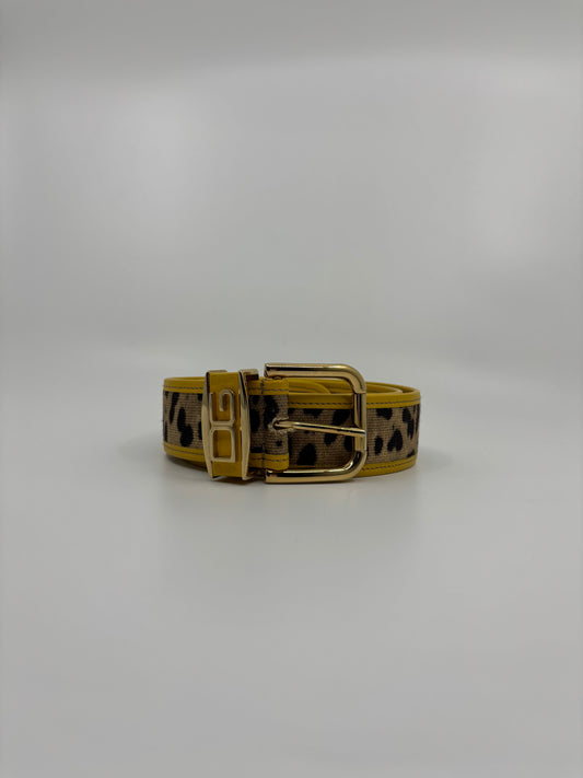 Cinturón Animal Print & Yelow
