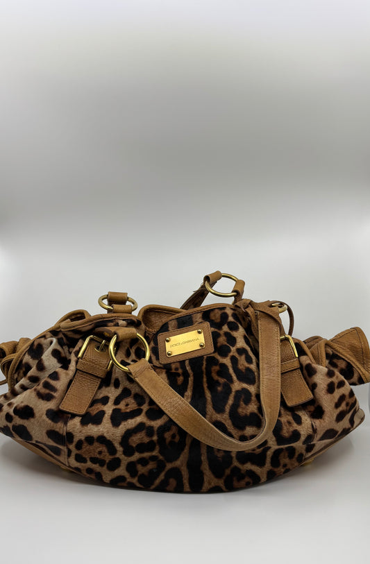 Bolso animal print&piel