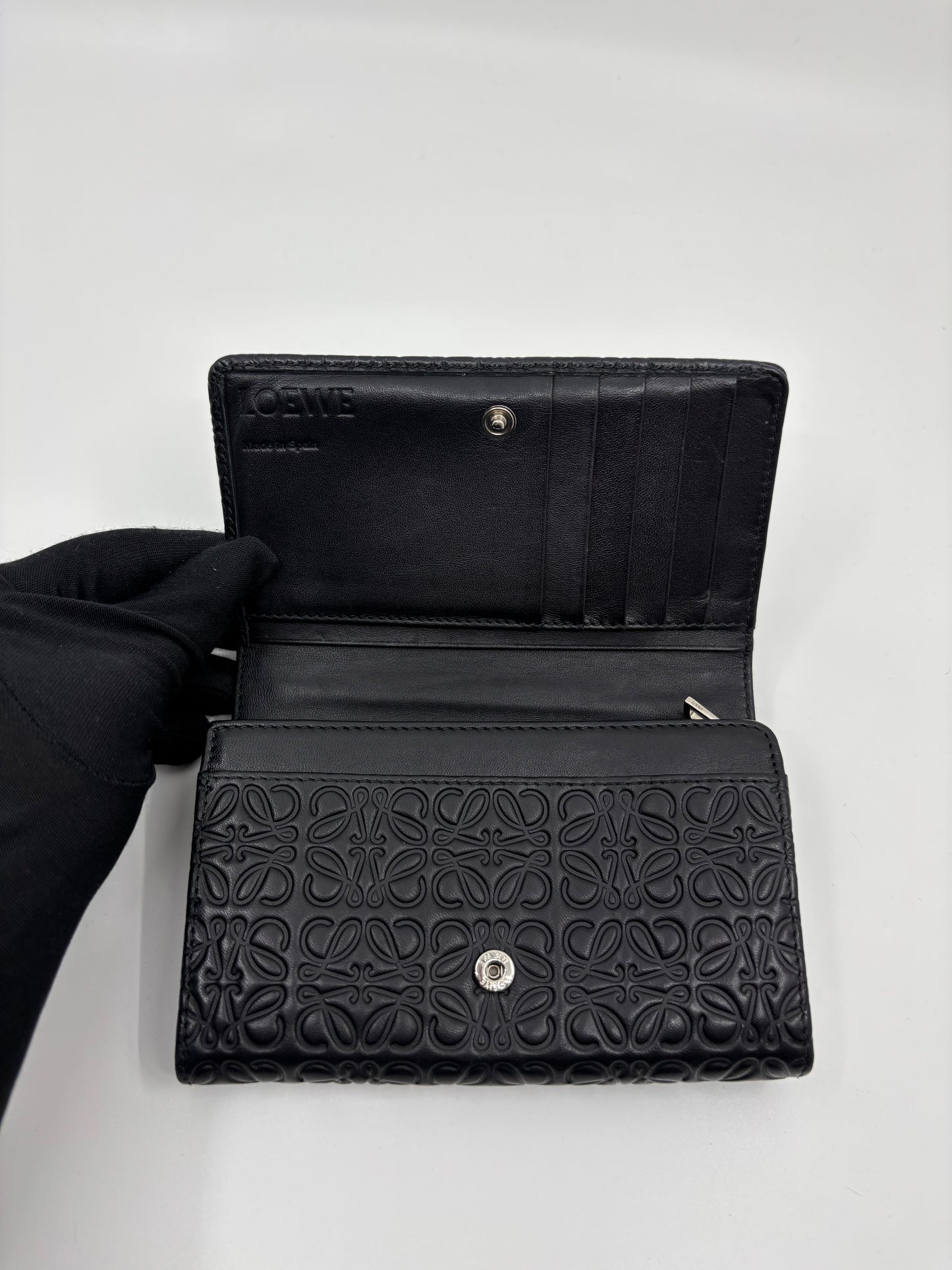 Cartera piel labrada Loewe