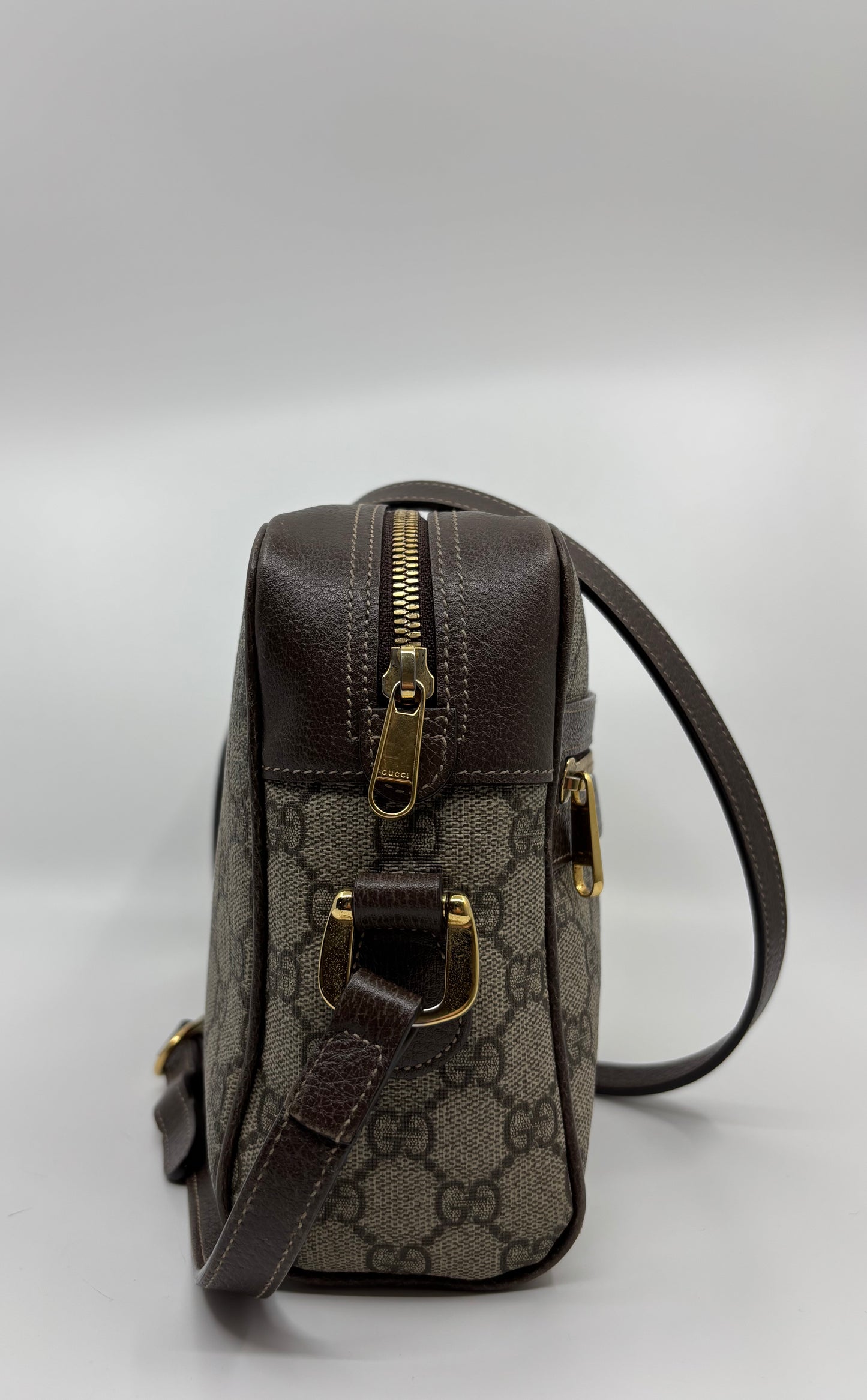Bolso Gucci Vintage GG Supreme Ophidia Beige